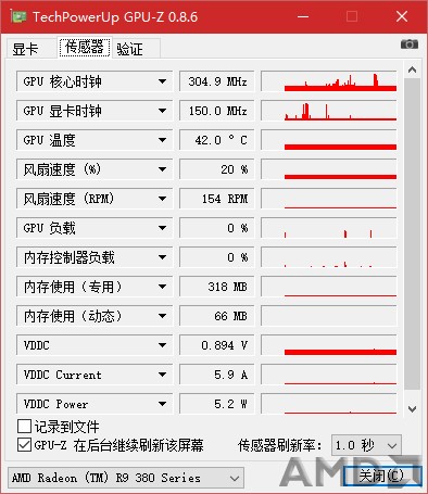 办公机GPU-Z第二页